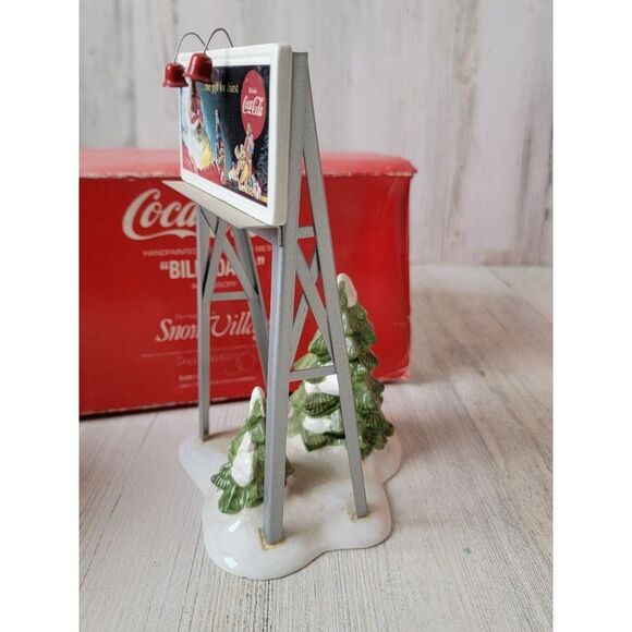 Dept 56 54810 Coca Cola Billboard Snow Village accessory Xmas - Picture 5 of 9